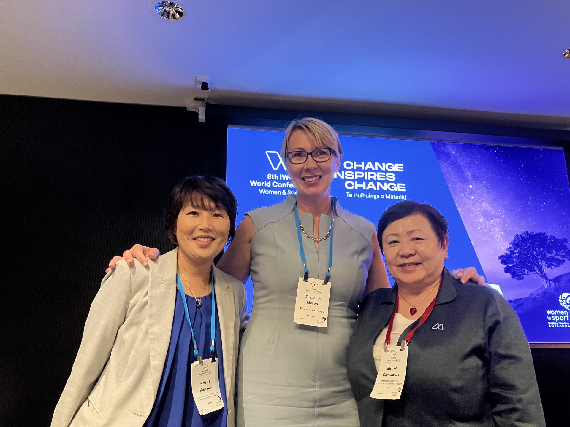 A joint Presentation was made on the U.S. NCAA WCA and the Japanese WCA at the “8th IWG World Conference on Women & Sport”